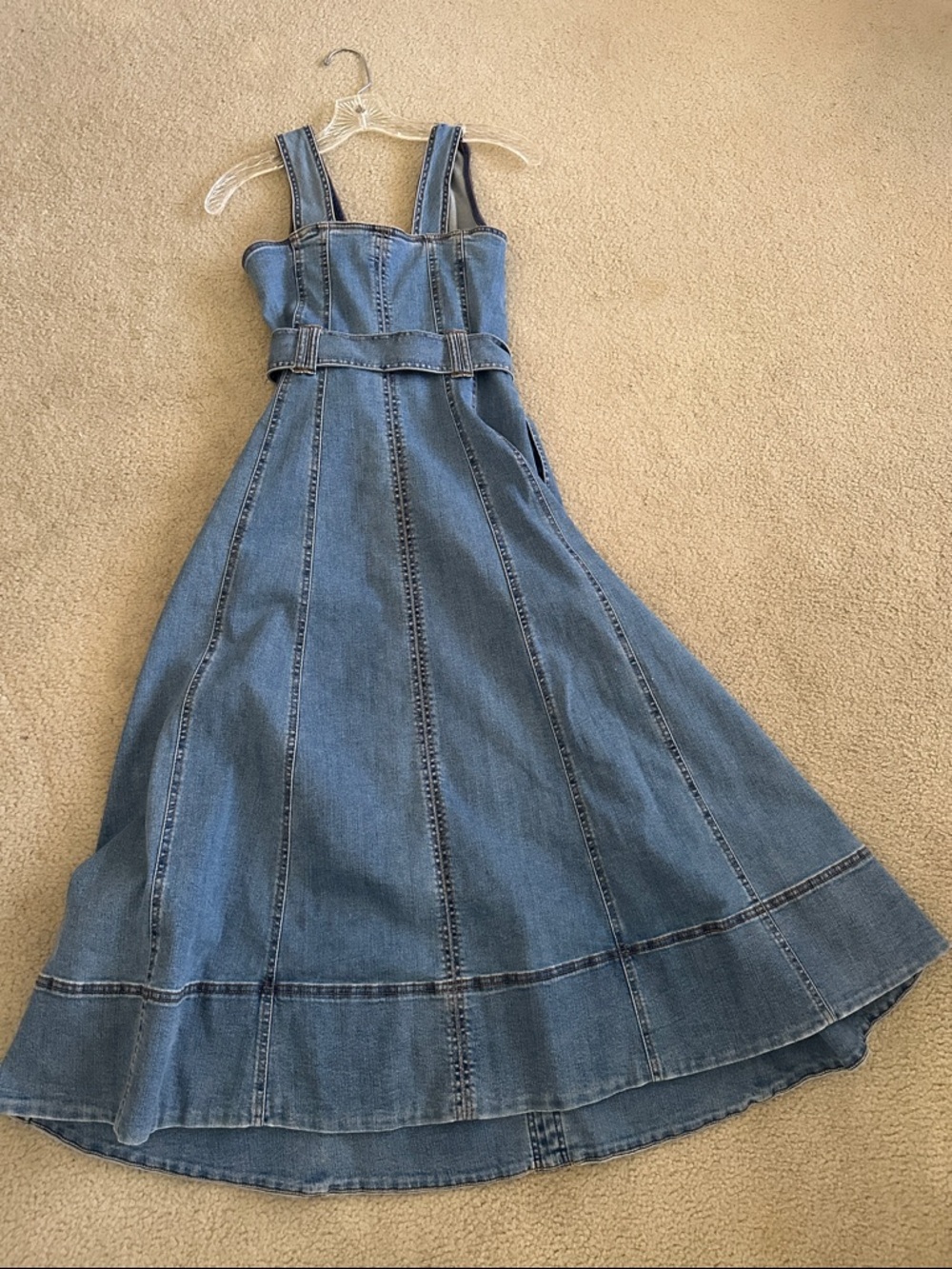 House of Harlow 1960 Blue Denim Jacket with Sherpa Lining - Picture 3 of 3